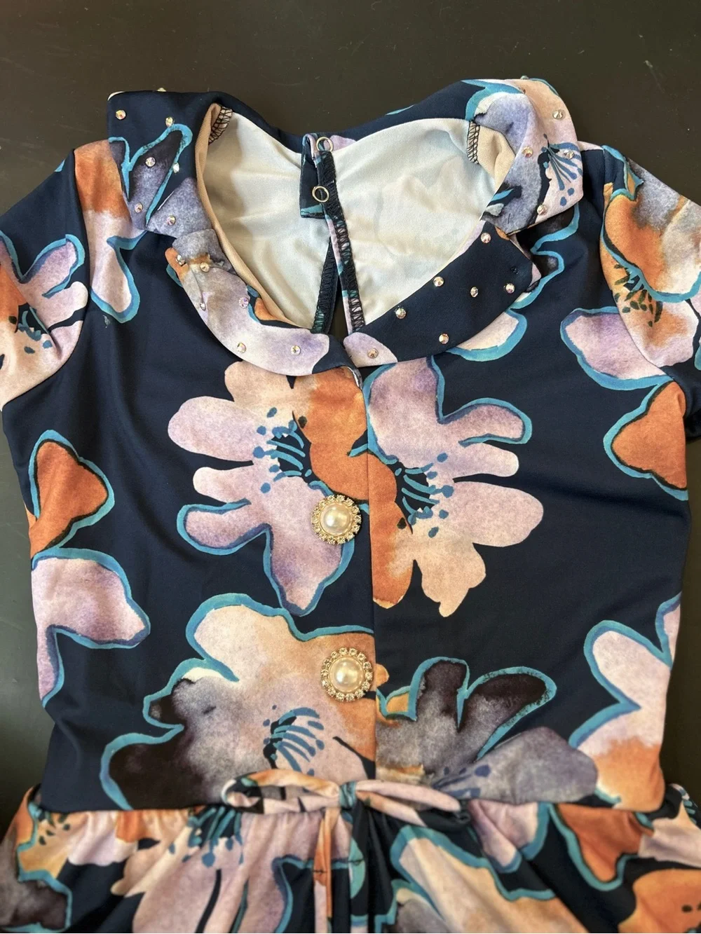 Weissman “Take the A Train” in Navy Floral